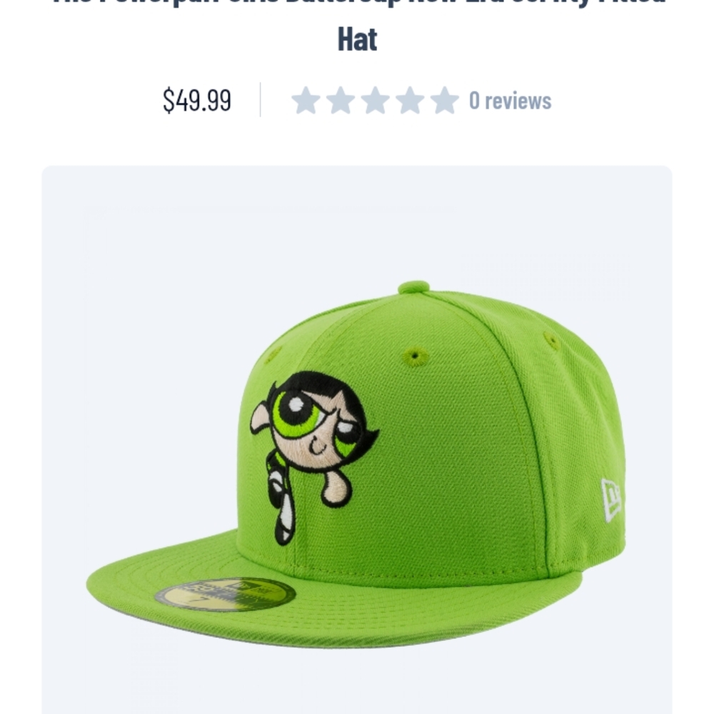 New Era Lime Green Powerpuff Girls Cap